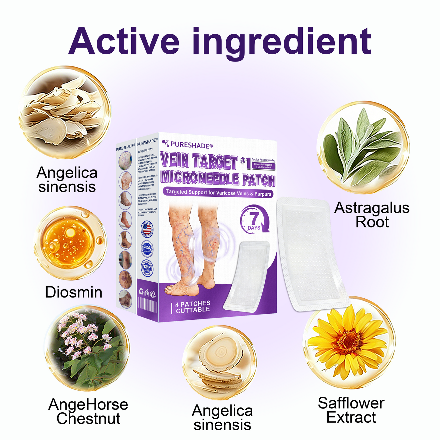 𝐏𝐔𝐑𝐄𝐒𝐇𝐀𝐃𝐄® 𝐕𝐞𝐢𝐧 𝐓𝐚𝐫𝐠𝐞𝐭 𝐌𝐢𝐜𝐫𝐨𝐧𝐞𝐞𝐝𝐥𝐞 𝐏𝐚𝐭𝐜𝐡⚡Instant Relief, Long-Term Results big sale